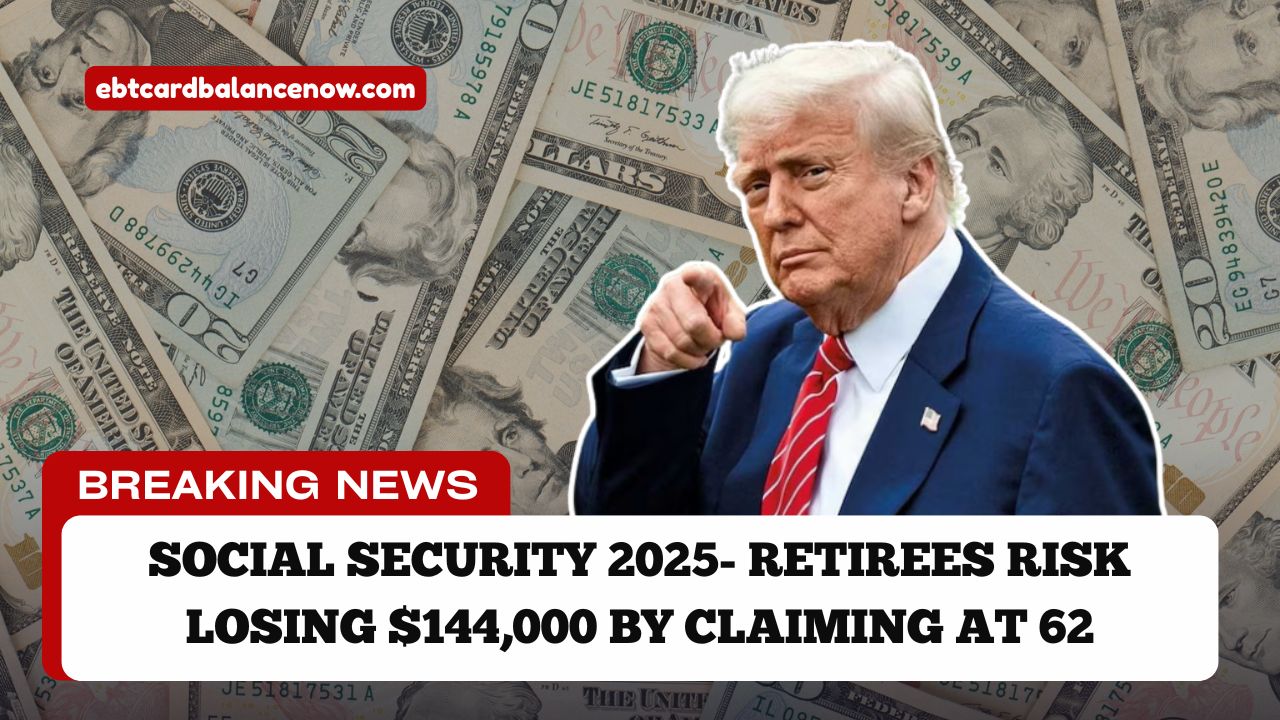 Social Security 2025- Retirees Risk Losing $144,000 by Claiming at 62